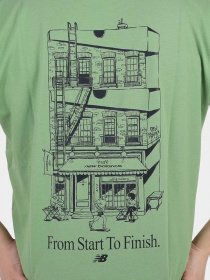 Футболка New Balance Essentials Cafe Shop Front модель MT31559CIE Фото