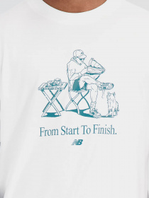 Футболка New Balance Essentials Cafe Grandpa модель MT31560SST Фото