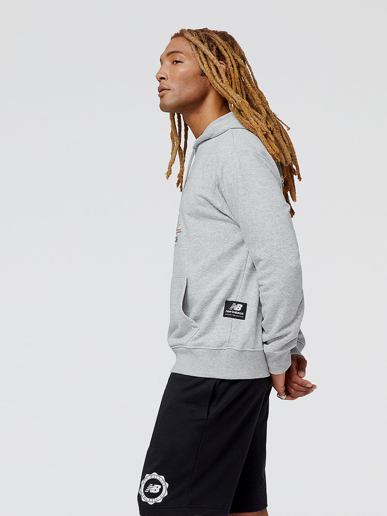 Худи New Balance Hoops модель MT31588AG Фото