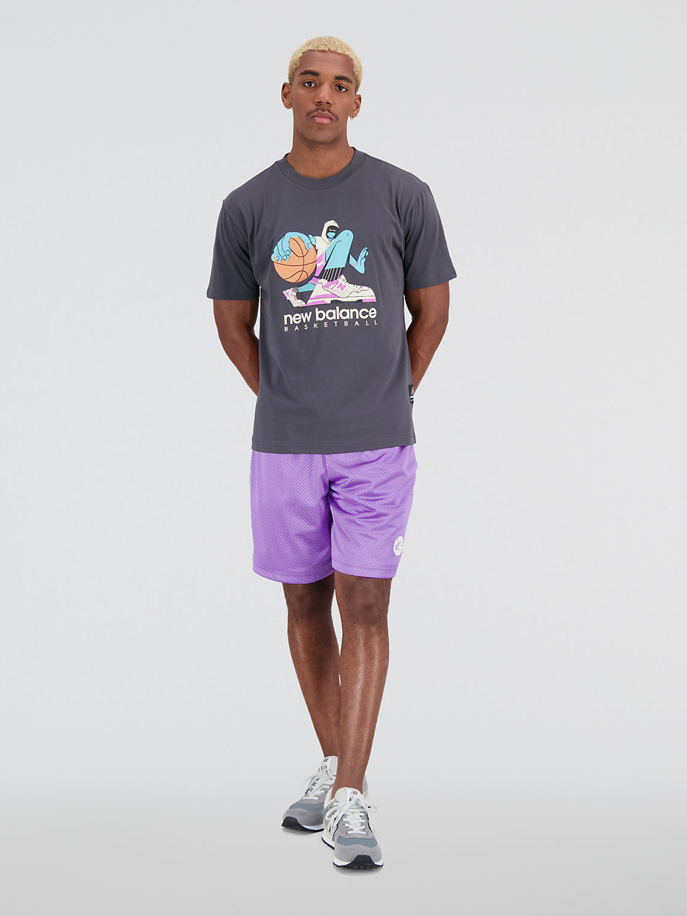 Футболка New Balance Hoops Cotton модель MT31589ACK Фото