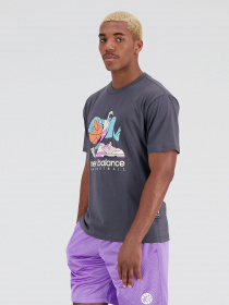 Футболка New Balance Hoops Cotton модель MT31589ACK Фото