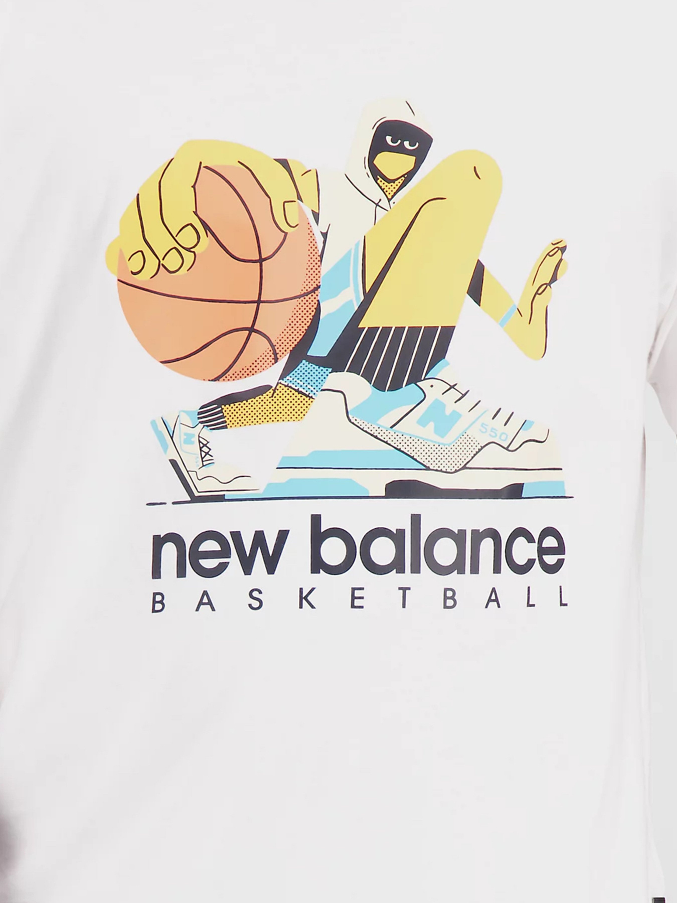 Футболка New Balance Hoops Cotton модель MT31589WT Фото