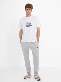 Штаны спортивные New Balance Essentials Brushed Back модель MP33521AG Фото