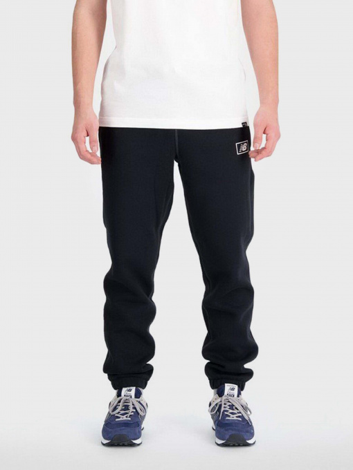 Штаны спортивные New Balance Essentials Brushed Back модель MP33521BK Фото