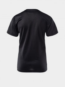 Футболки и поло Martes Essentials модель DIJON JR-BLACK/REFLECTIVE Фото