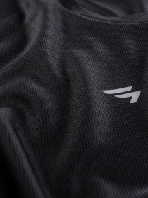 Футболки и поло Martes Essentials модель DIJON JR-BLACK/REFLECTIVE Фото