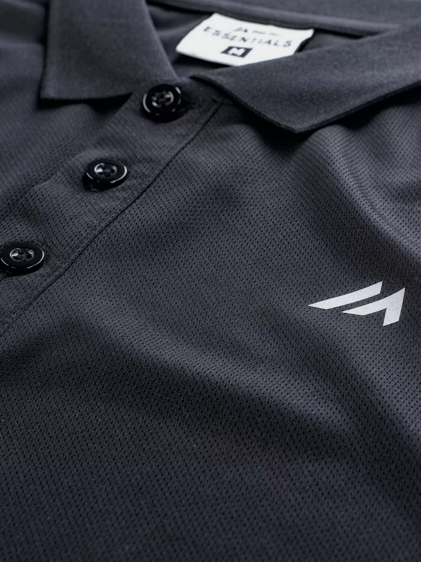 Поло Martes Essentials модель NODIM-BLACK/REFLECTIVE Фото