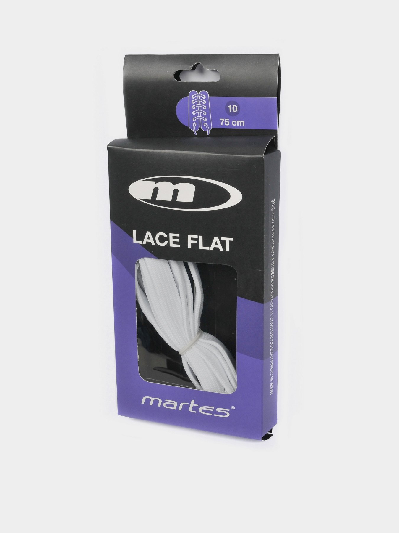 Шнурки Martes модель LACE FLAT-WHITE Фото