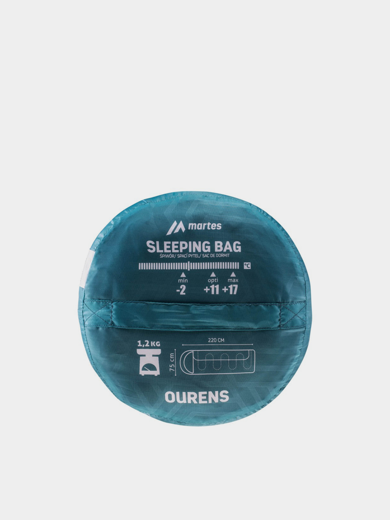 Спальник Martes модель OURENS II-BLACK/BALTIC Фото