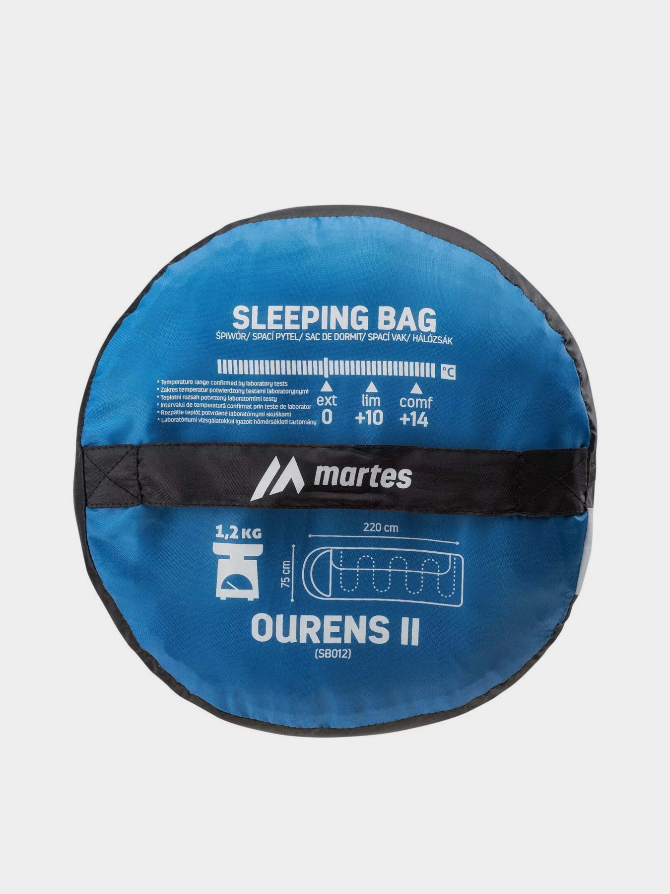 Спальник Martes модель OURENS II-BLACK/DIRECTOIRE BLU Фото