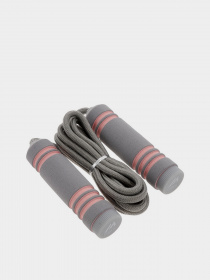 Скакалка Martes модель VEBY-LIGHT GREY/LIGHT PINK Фото