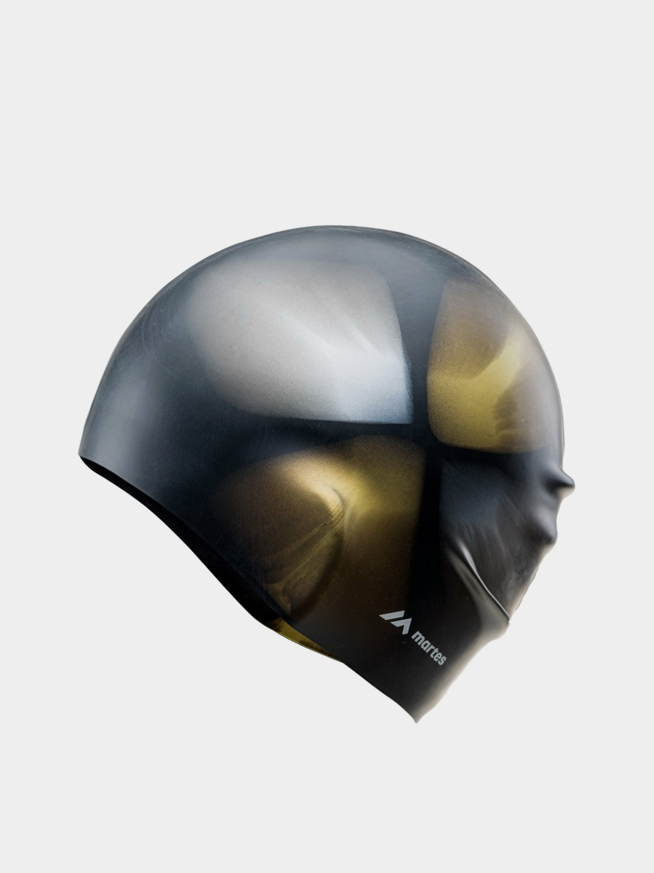 Шапочка для плавання Martes модель MULTISILI-BLACK/GOLD Фото
