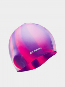 Шапочка для плавания Martes модель MULTISILI-PINK/VIOLET Фото