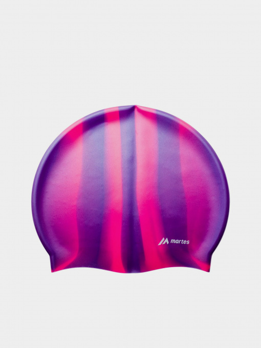Шапочка для плавання Martes модель MULTISILI-PINK/VIOLET Фото