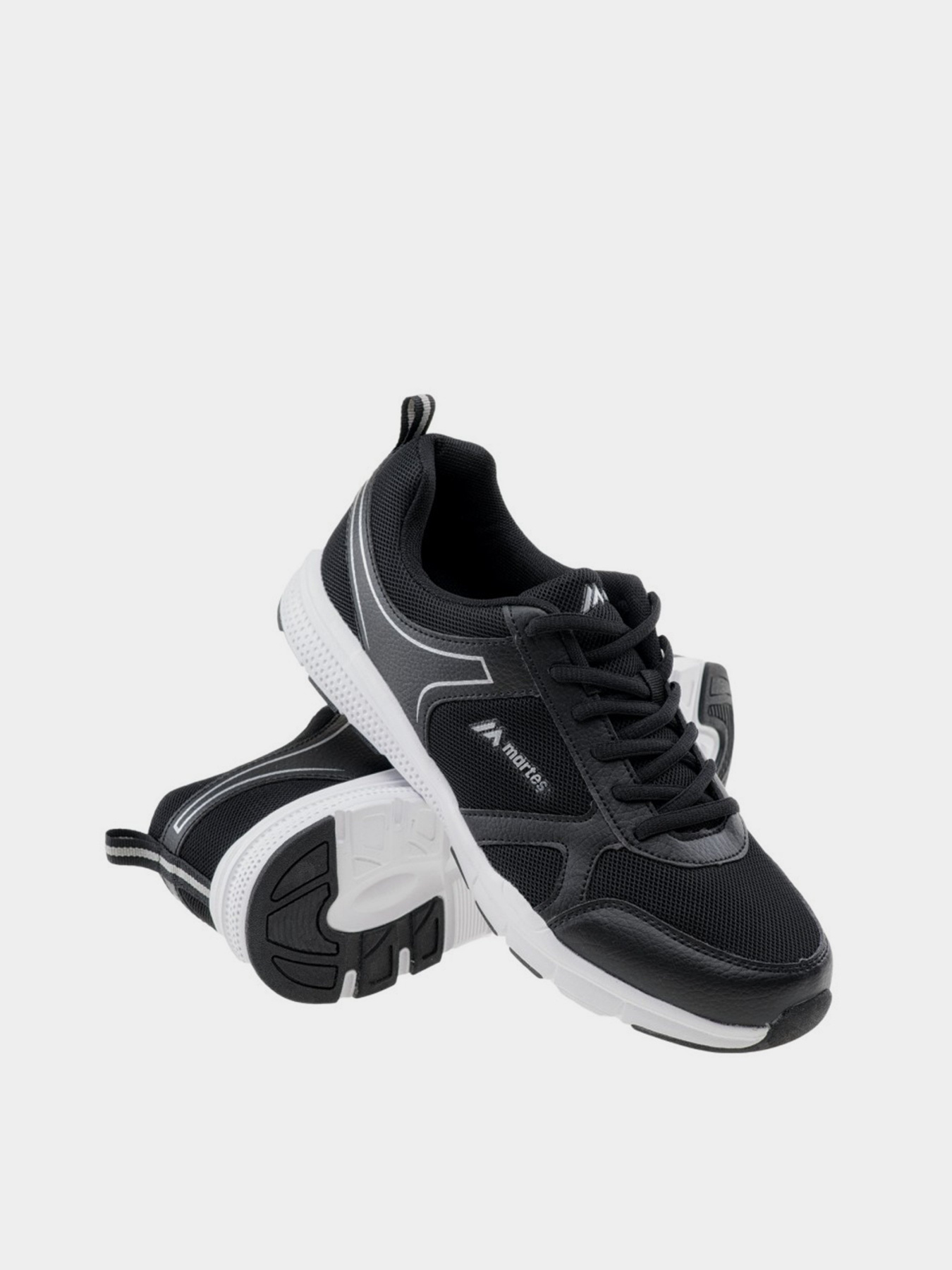 Кроссовки повседневные Martes Celari модель CELARI-BLACK/SILVER Фото