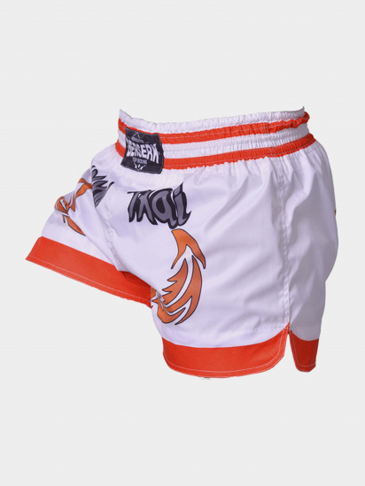 Шорти Berserk Sport модель MuayThaiFighterWhiteSHRT — фото 4 - INTERTOP