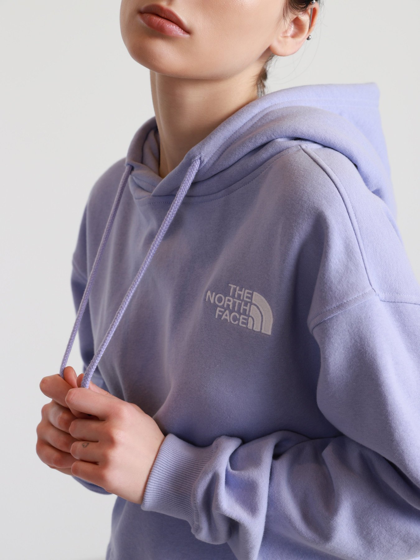 Худи The North Face Logo Crop Drop модель NF0A53BVW231 Фото