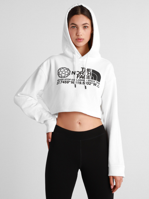 Худи The North Face Coordinates Crop Drop модель NF0A55UYFN41 Фото