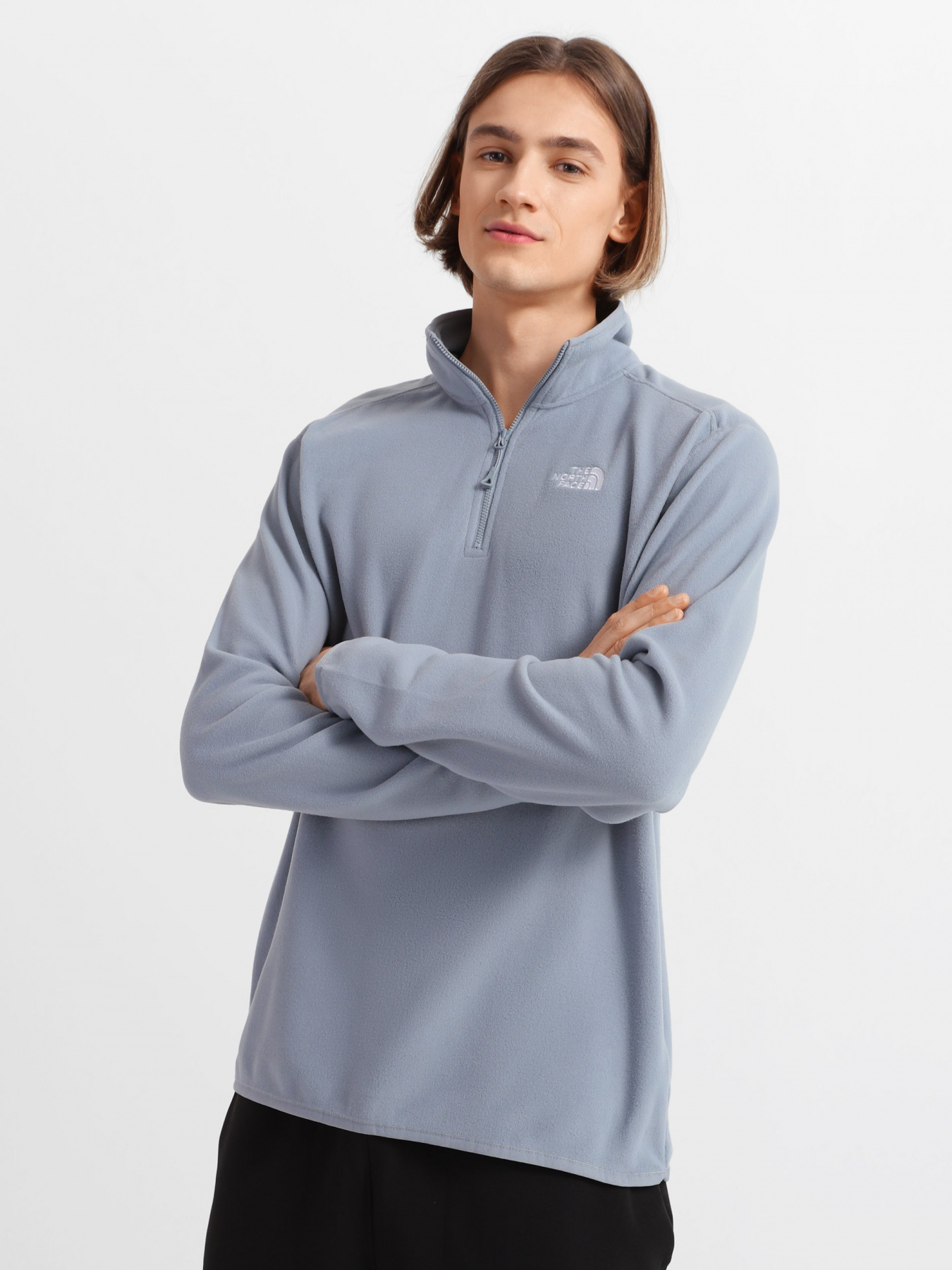 Кофта The North Face 100 Glacier 1/4 Zip Zip модель NF0A5IHPZDK1 Фото