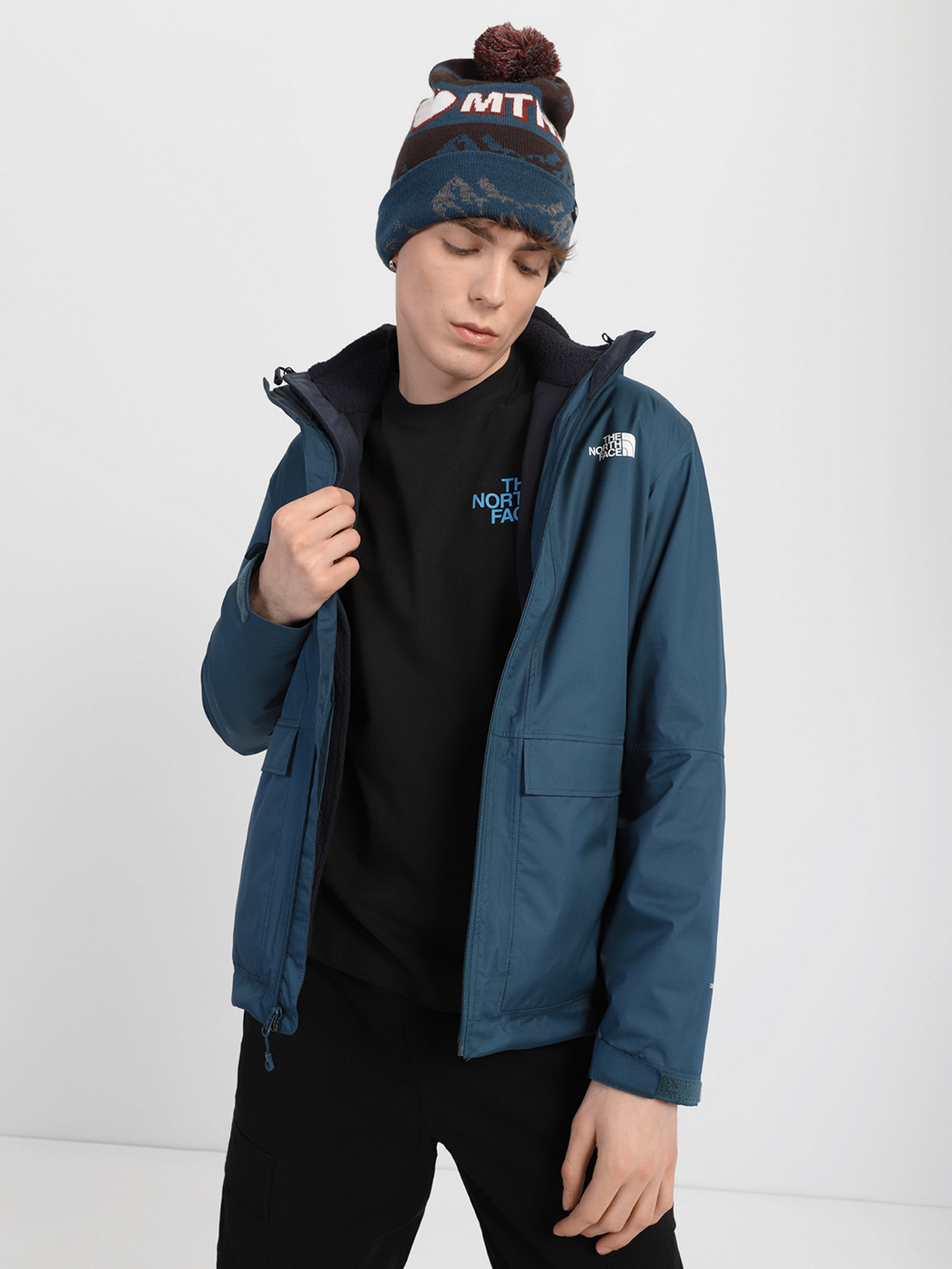 Зимняя куртка The North Face New Fleece Inner Triclimate модель NF0A5IBNY211 Фото