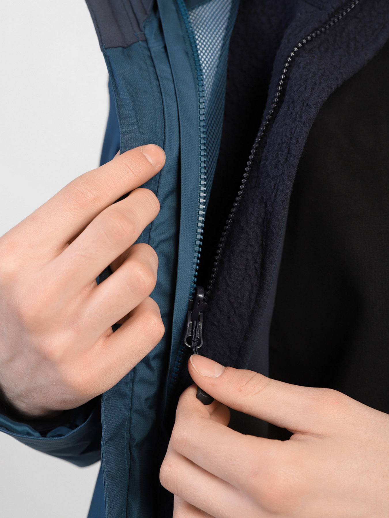 Зимняя куртка The North Face New Fleece Inner Triclimate модель NF0A5IBNY211 Фото