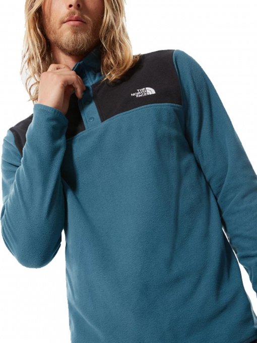 Кофта The North Face Tka Glacier Snap-Neck модель NF0A4AJDG5K1 Фото