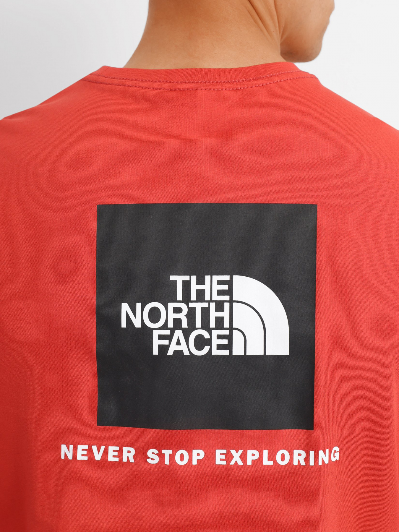 Лонгслів The North Face REDBOX модель NF0A493LUBR1 Лонгслів The North Face REDBOX модель NF0A493LUBR1 Фото