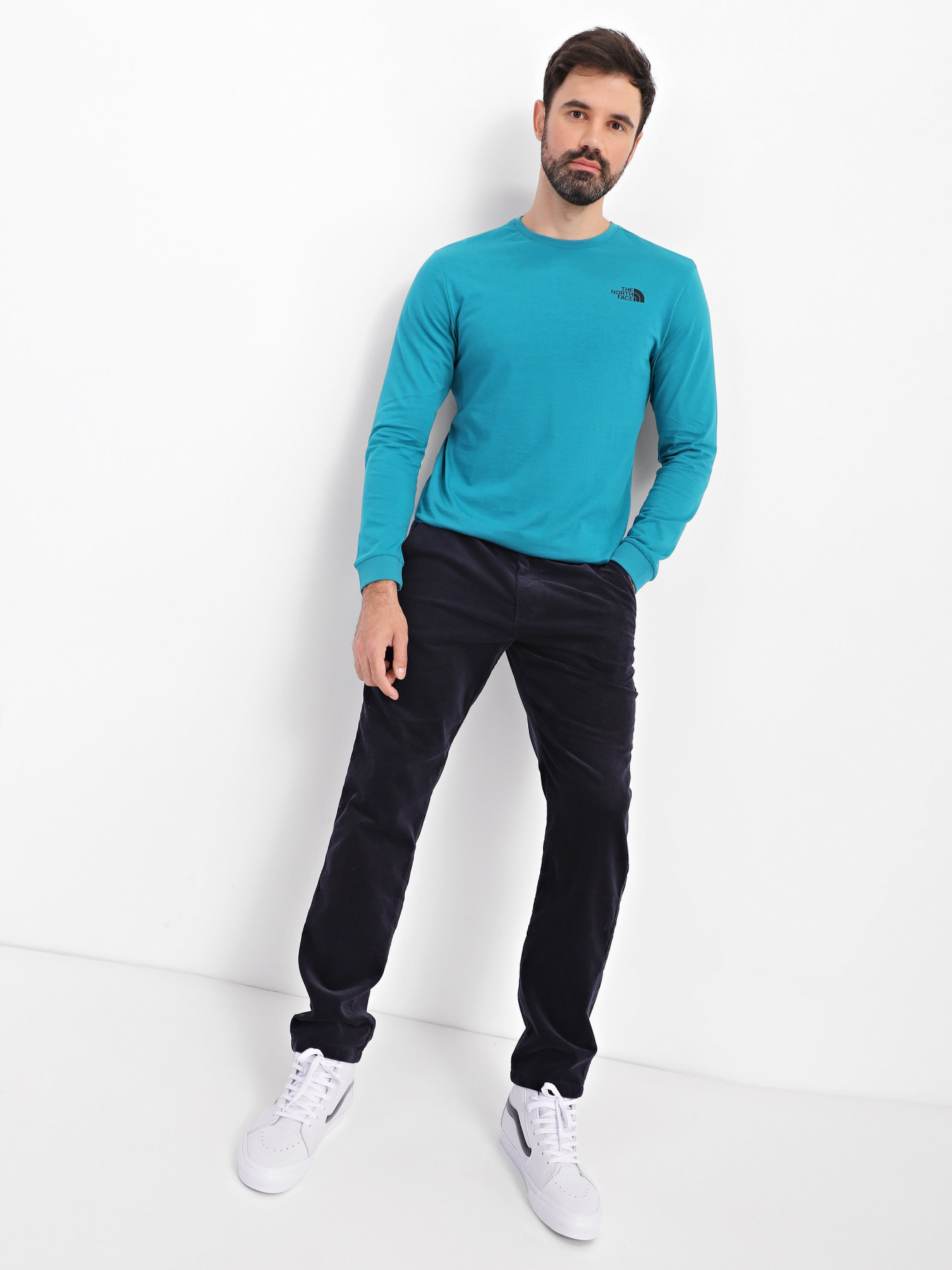 Лонгслив The North Face Simple Dome модель NF0A3L3B2W91 Фото