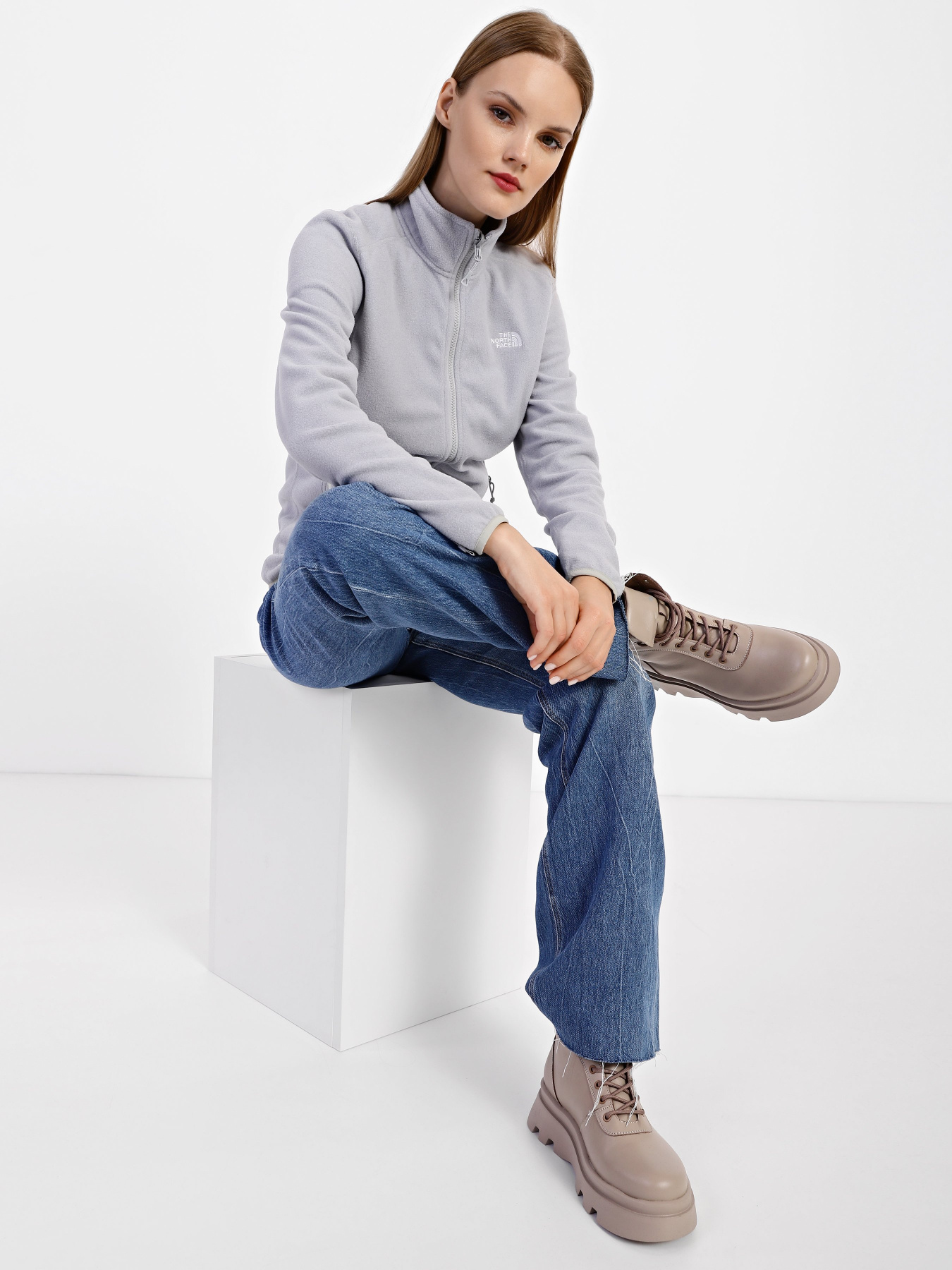 Кофта The North Face 100 Glacier Full-zip модель NF0A5IHODYX1 Фото