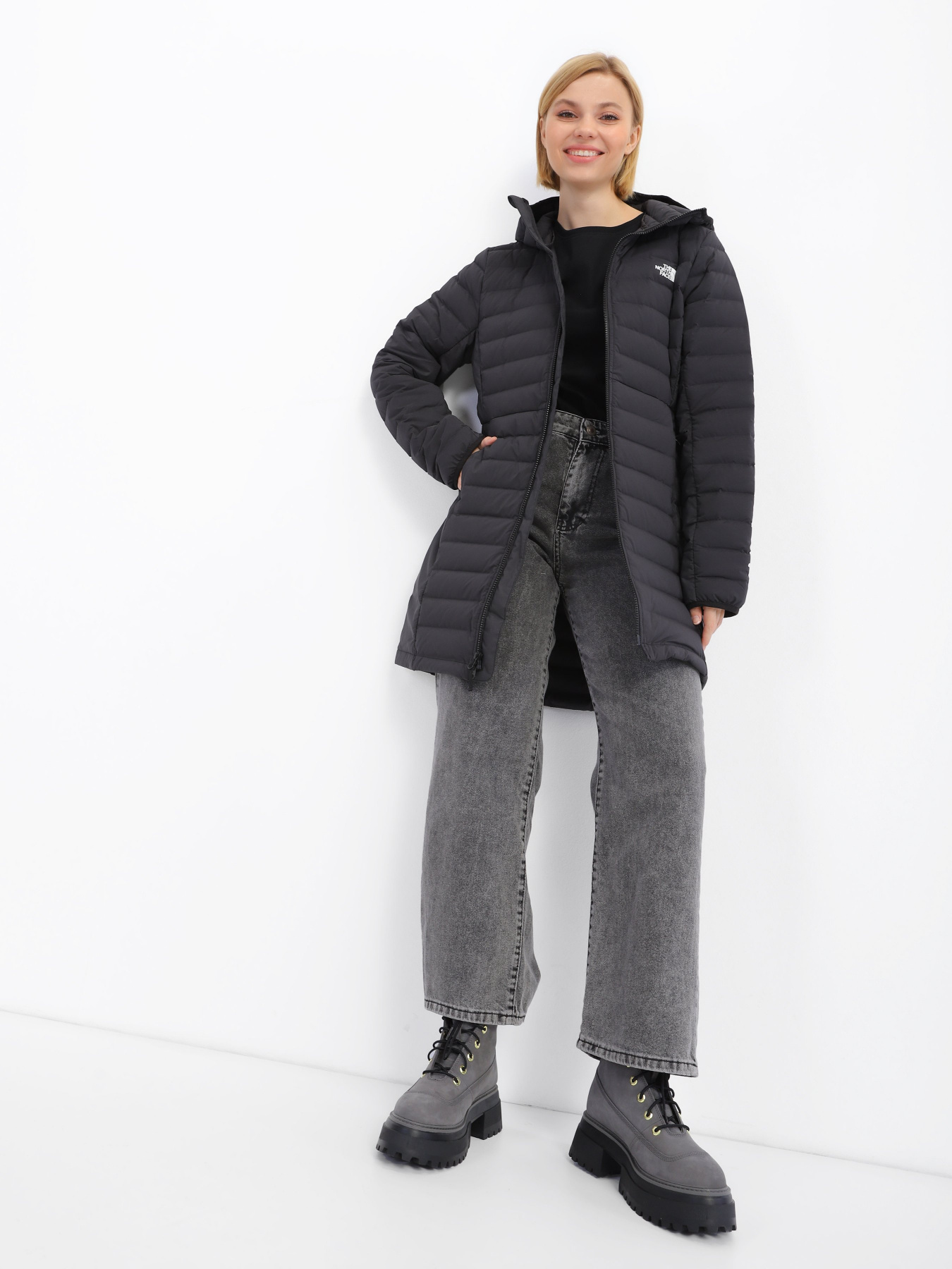 Зимняя куртка The North Face Belleview Stretch модель NF0A7UK7JK31 Зимняя куртка The North Face Belleview Stretch модель NF0A7UK7JK31 Фото