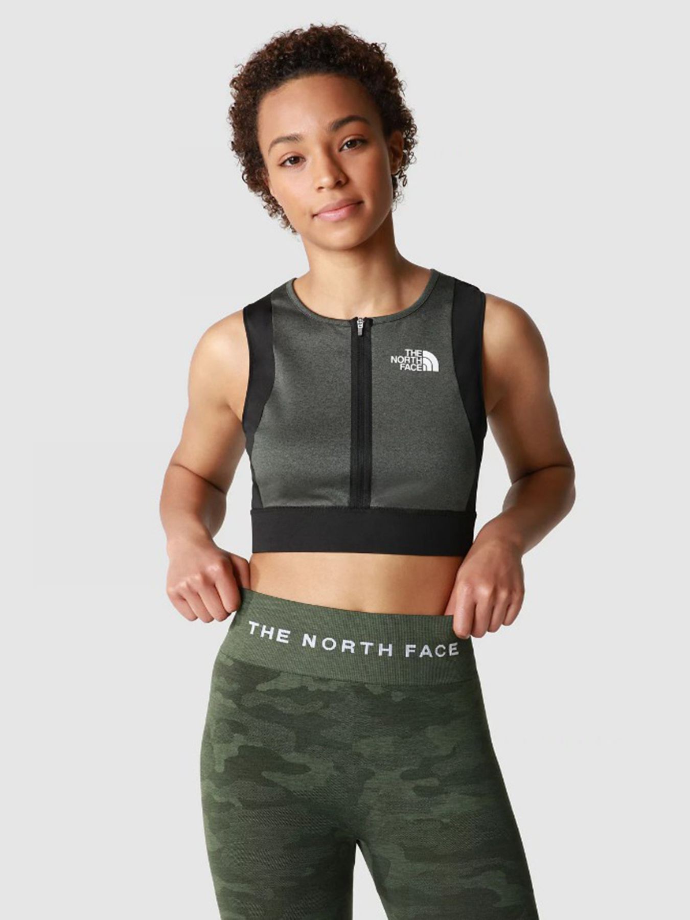 Топ спортивный The North Face Training Lab Zip модель NF0A7ZA9RM91 Фото
