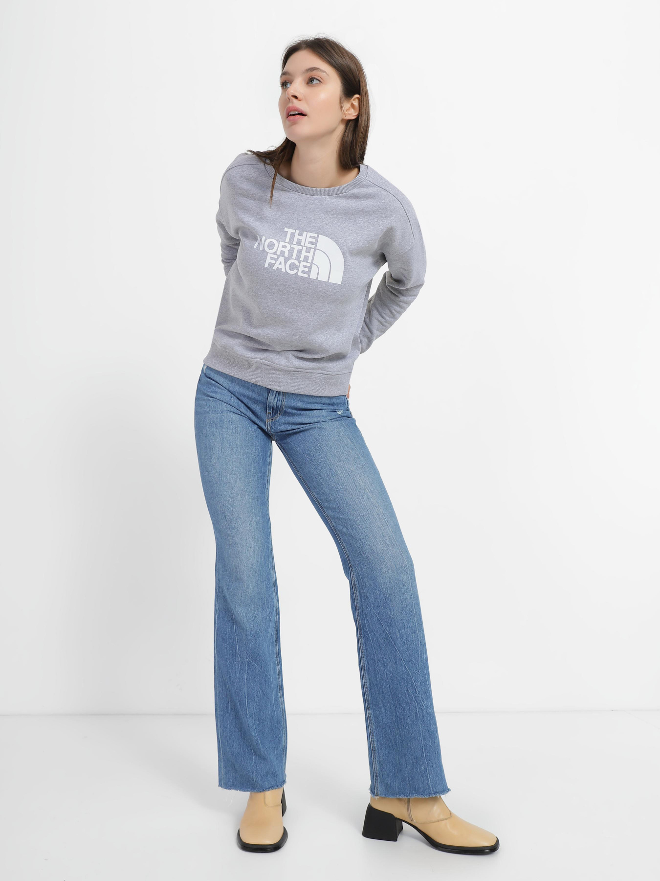 Свитшот The North Face Drew Peak Crew модель NF0A3S4GGAV1 Фото