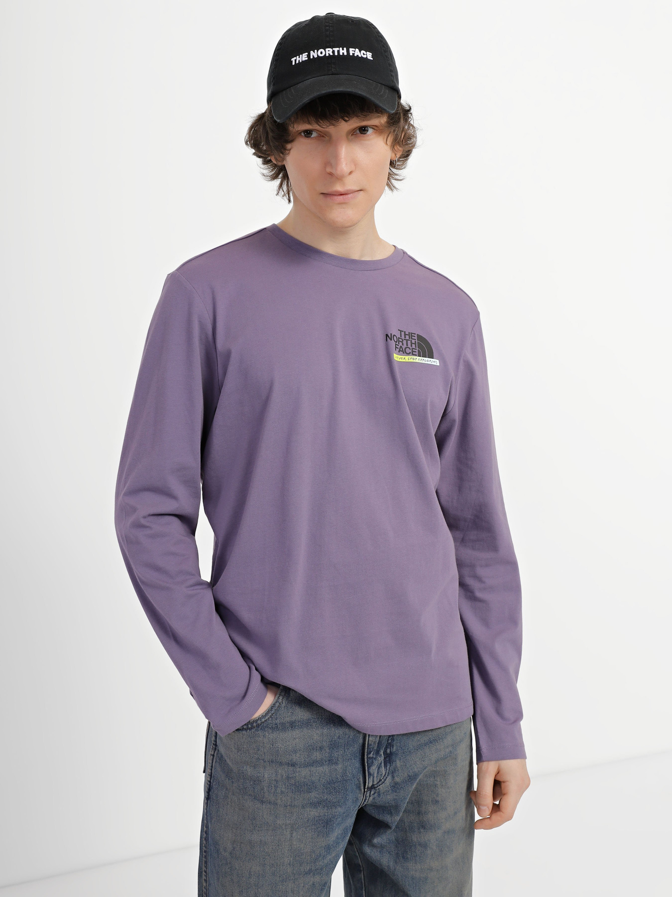 Лонгслів The North Face Graphic модель NF0A83FLN141 Фото