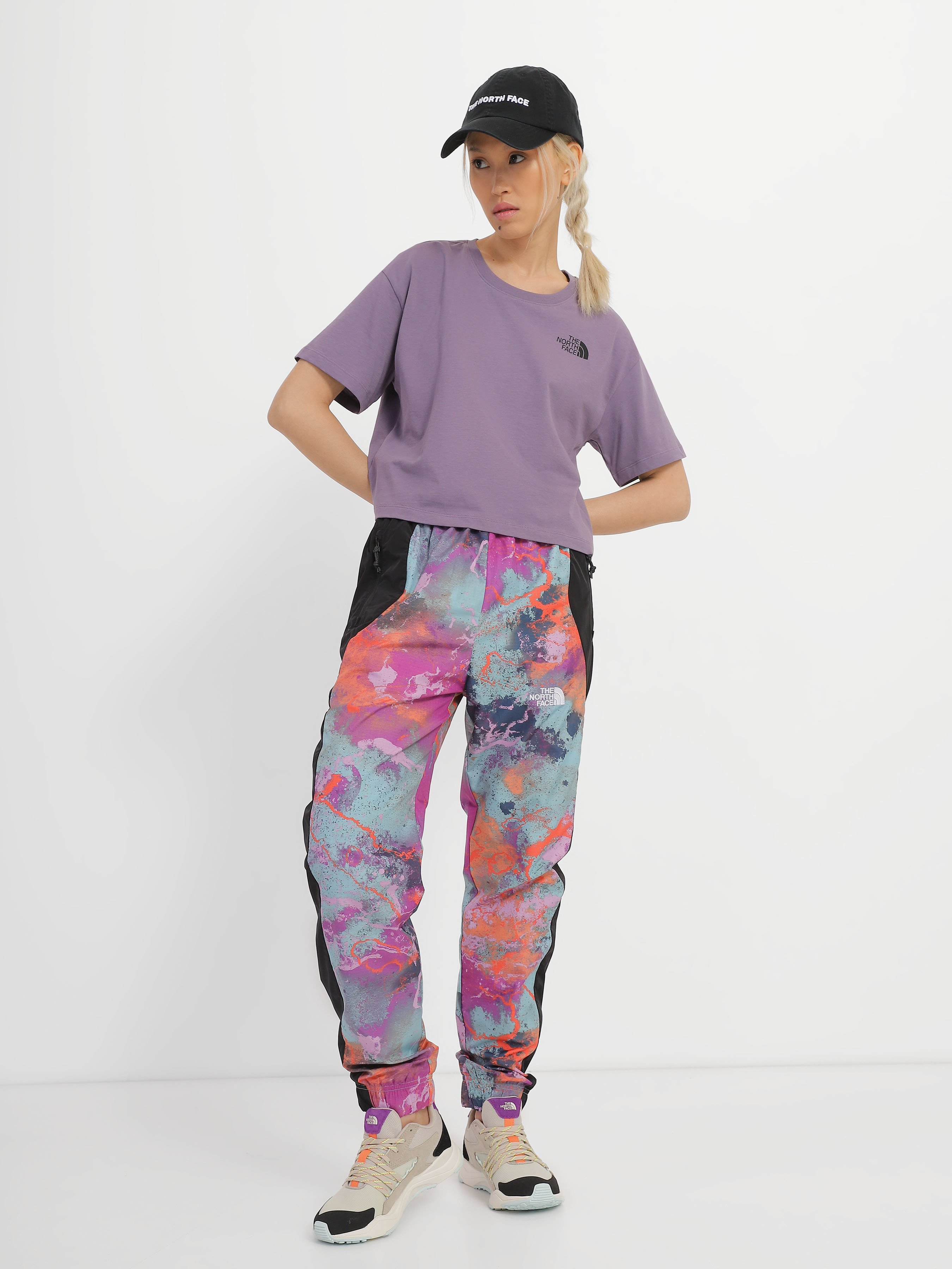 Жіночі Спортивні штани The North Face Printed Dynaka Summer (N5003) колір мультиколор, матеріал поліестер