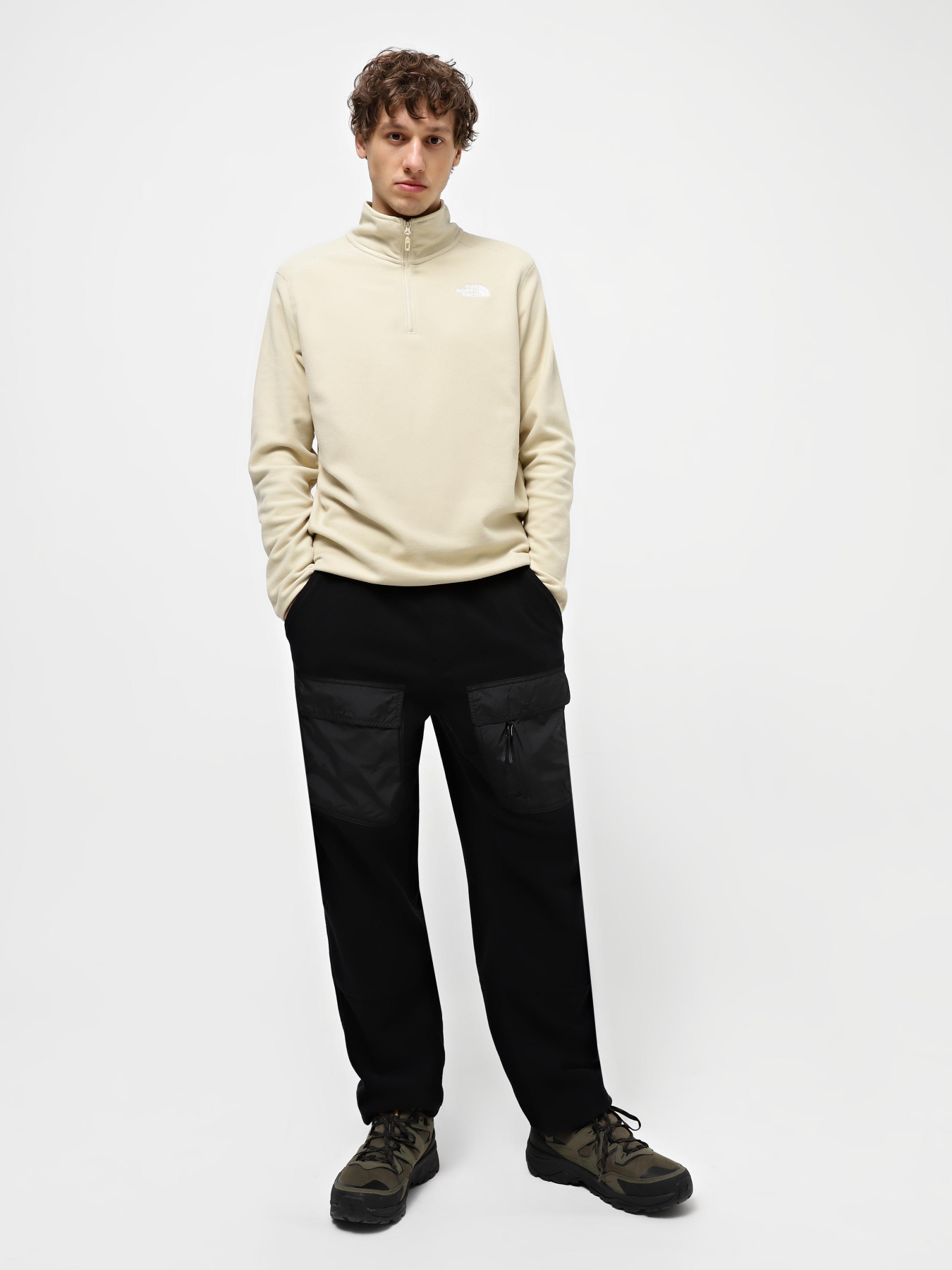 Кофта The North Face 100 GLACIER 1/4 ZIP FLEECE модель NF0A855W3X41 Фото