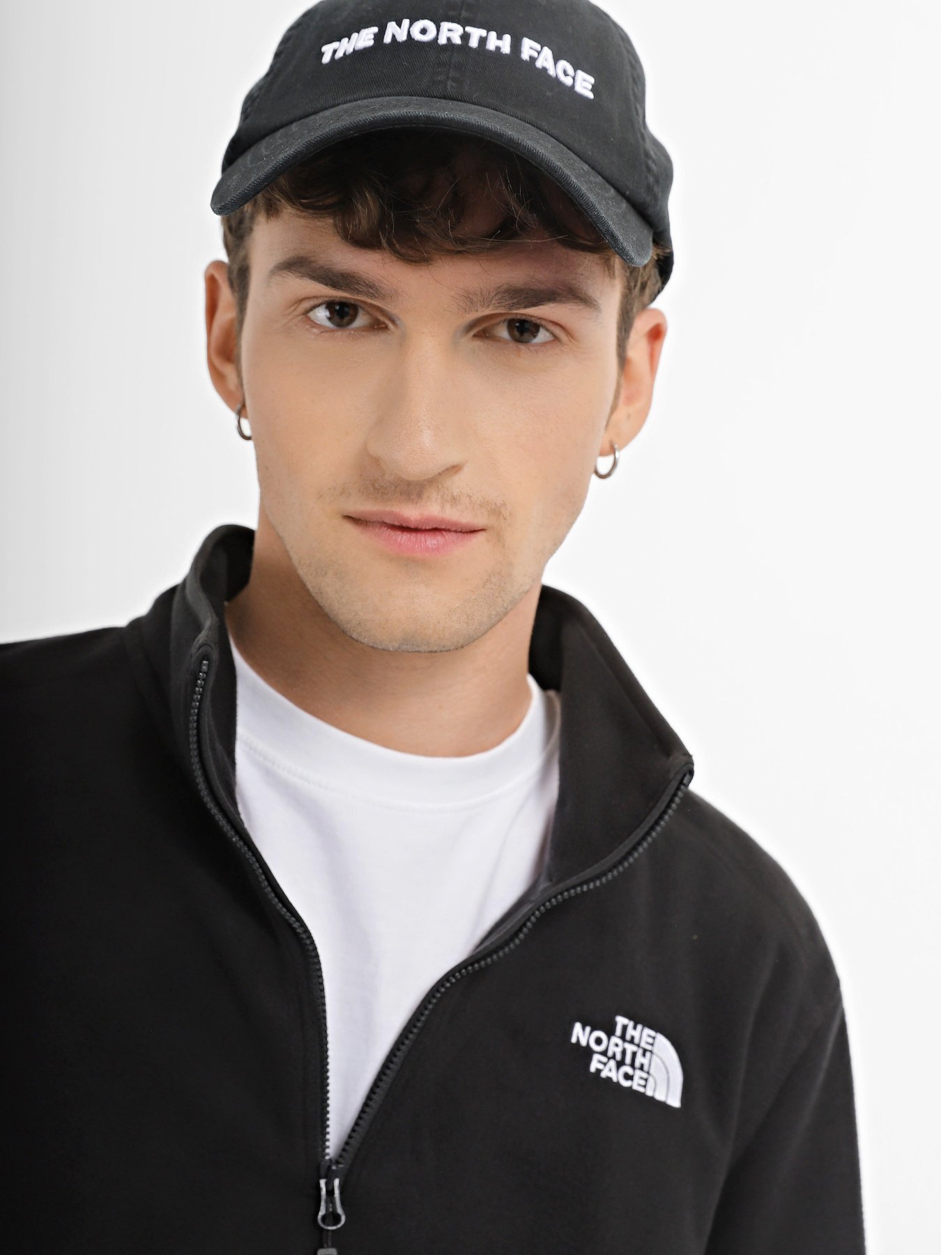 Кофта The North Face 100 GLACIER 1/4 ZIP  модель NF0A855WJK31 Фото