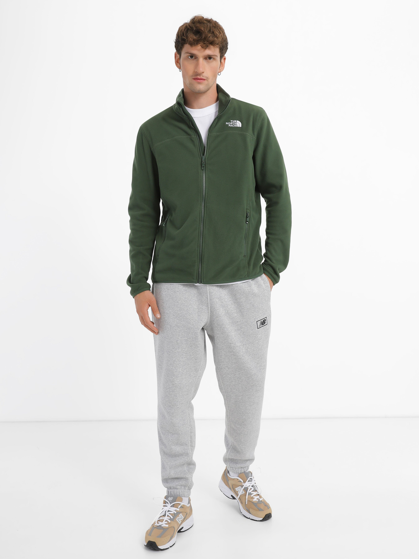 Кофта The North Face 100 Glacier Full Zip модель NF0A855XI0P1 Фото