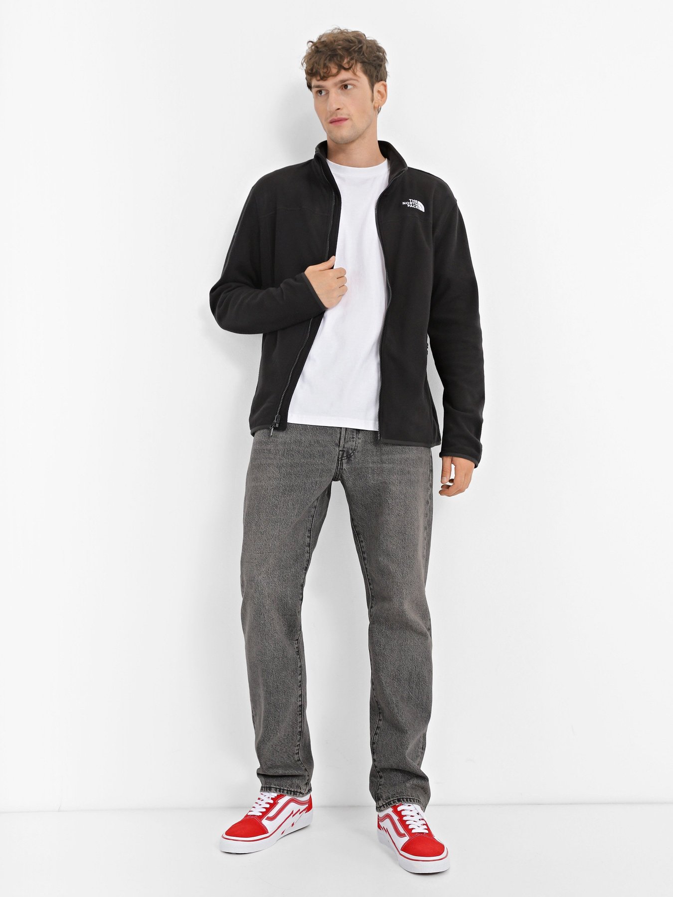 Кофта The North Face 100 Glacier Full Zip модель NF0A855XJK31 Фото