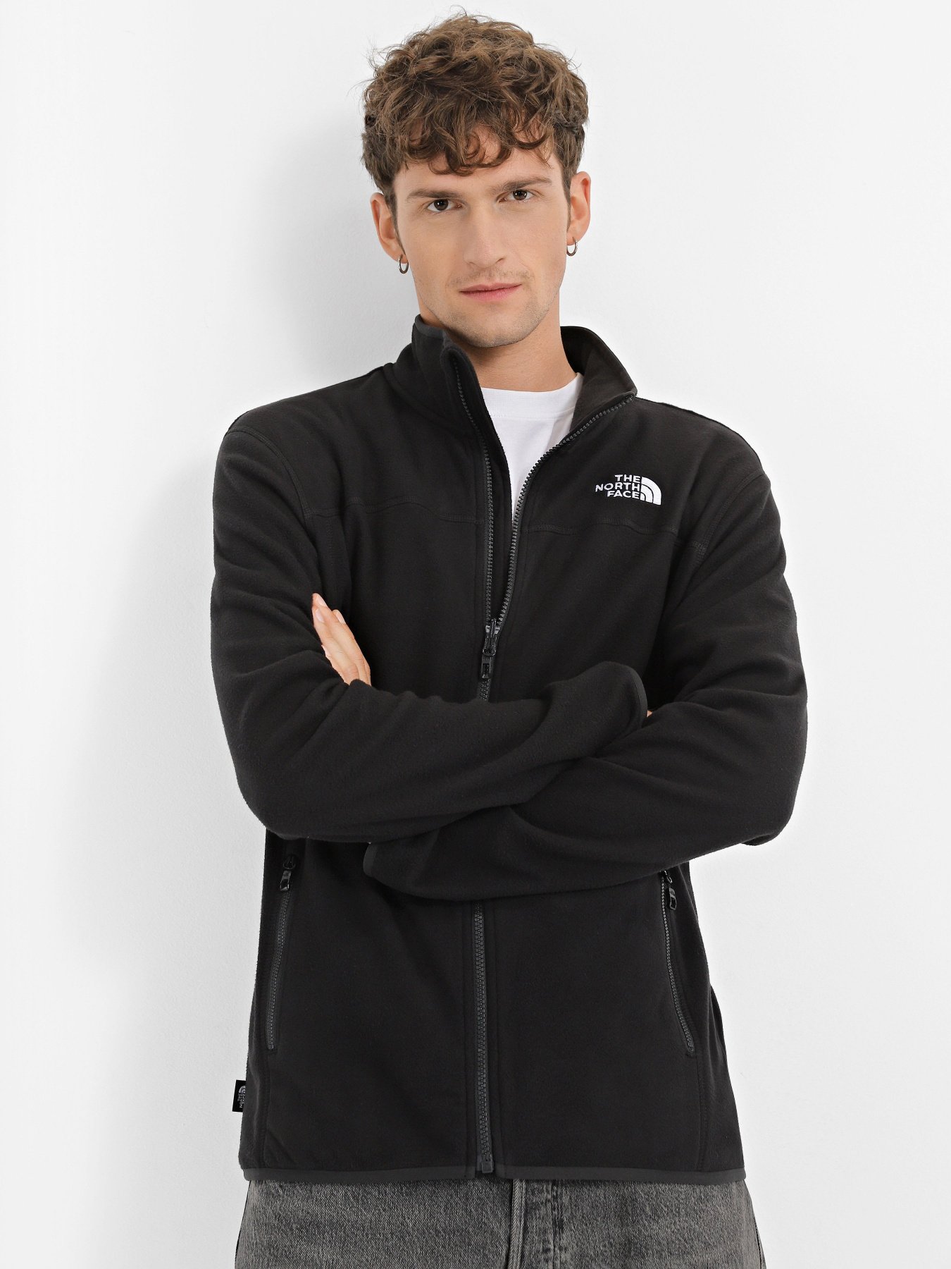 Кофта The North Face 100 Glacier Full Zip модель NF0A855XJK31 Фото