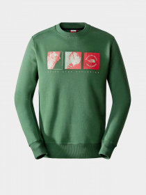 Свитшот The North Face Outdoor Graphic Crew модель NF0A8523I0P1 Фото