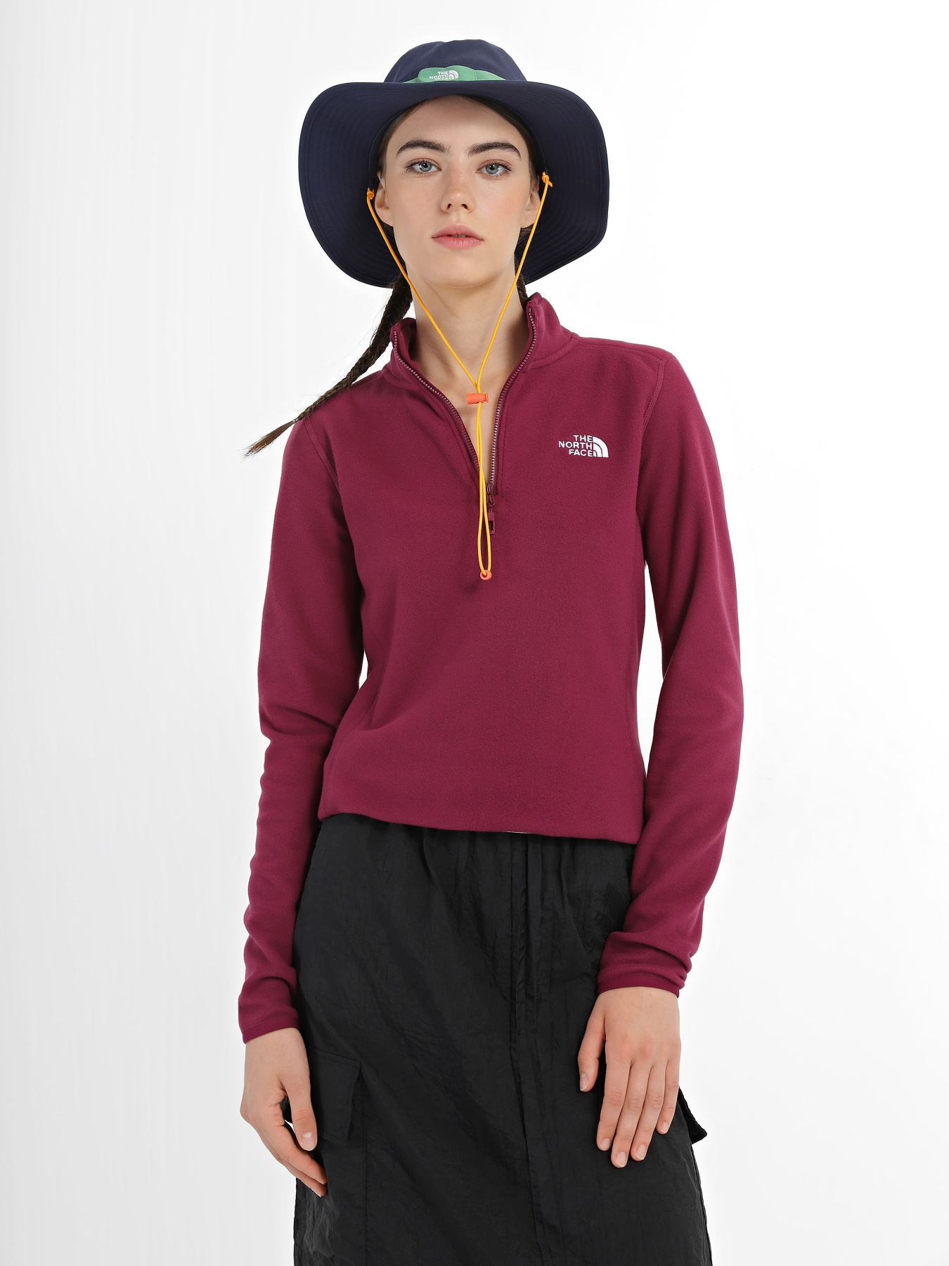 Кофта The North Face 100 GLACIER 1/4 ZIP модель NF0A855MI0H1 Фото