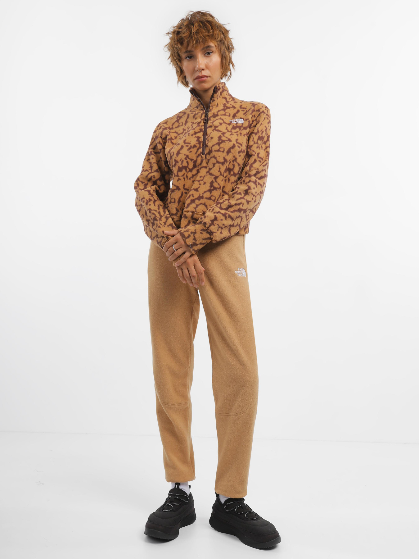 Кофта The North Face 100 Glacier Printed Half Zip модель NF0A8593OLW1 Фото