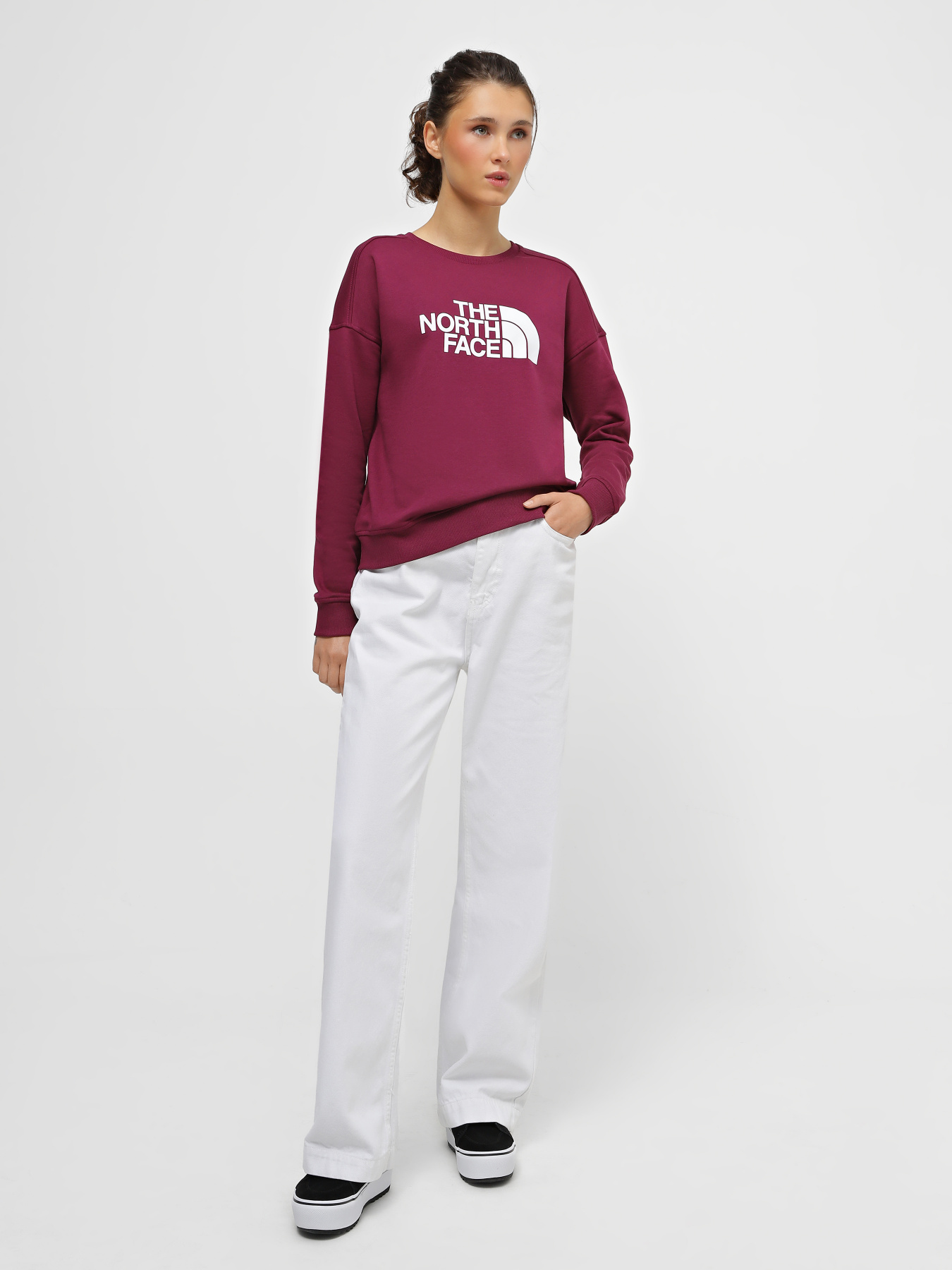 Свитшот The North Face Drew Peak Crew модель NF0A3S4GI0H1 Фото