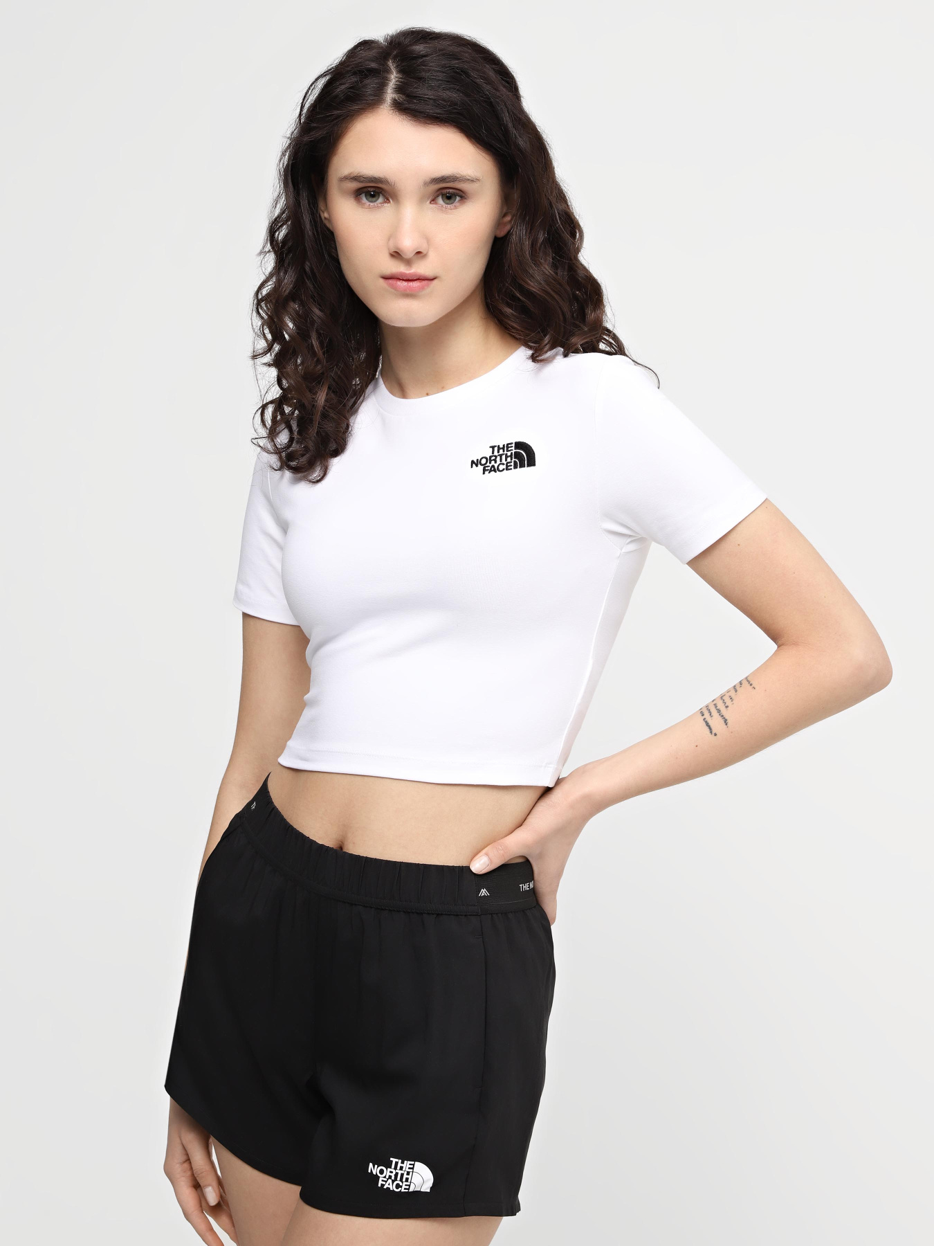 Футболка The North Face Essential Cropped Slim модель NF0A55AOFN41 Фото