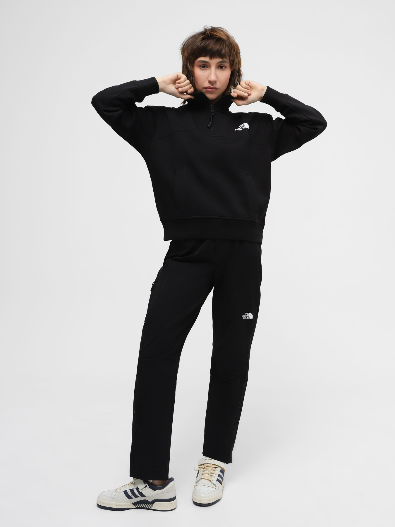 Кофта The North Face Essential QZ Crew модель NF0A854HJK31 Фото