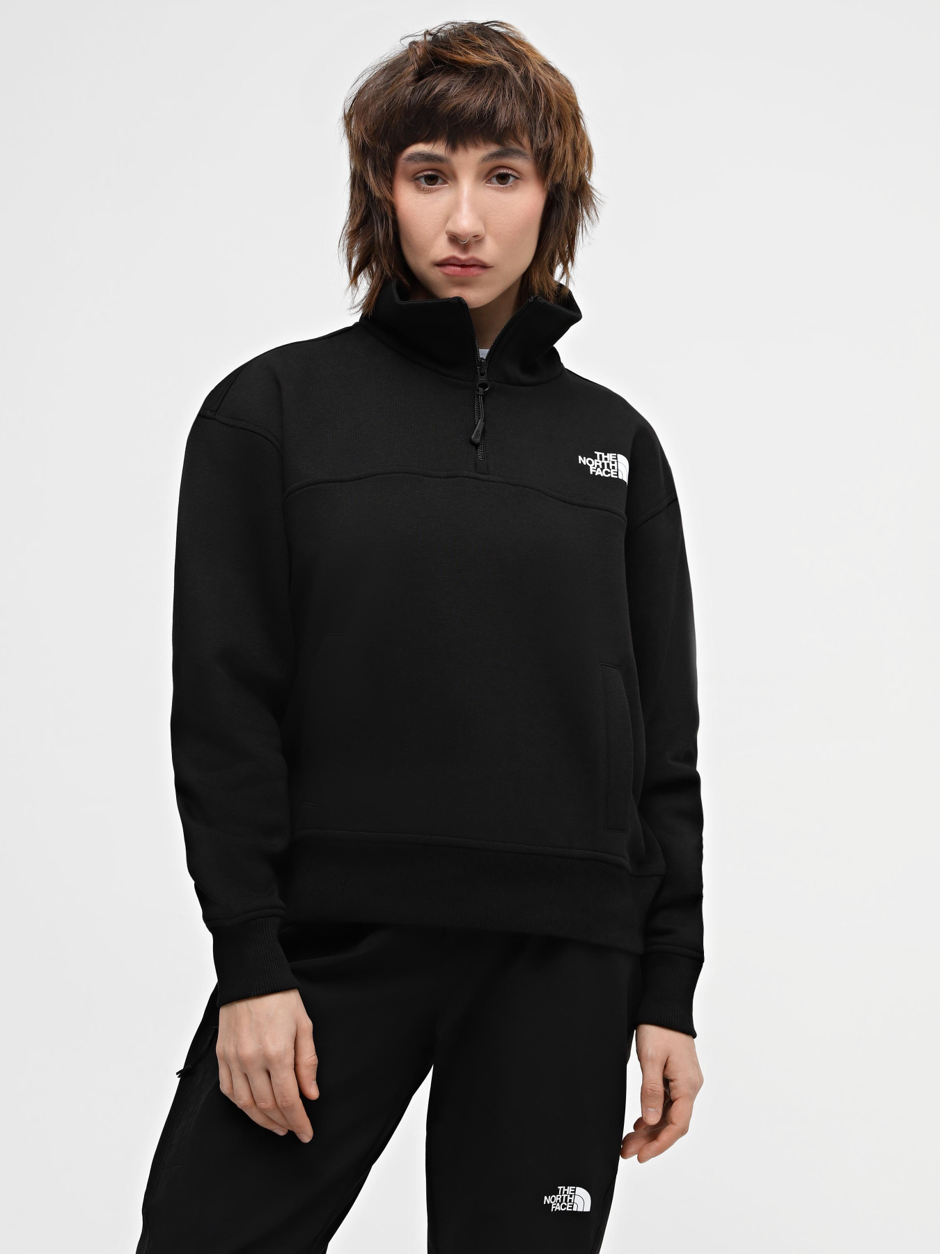 Кофта The North Face Essential QZ Crew модель NF0A854HJK31 Фото