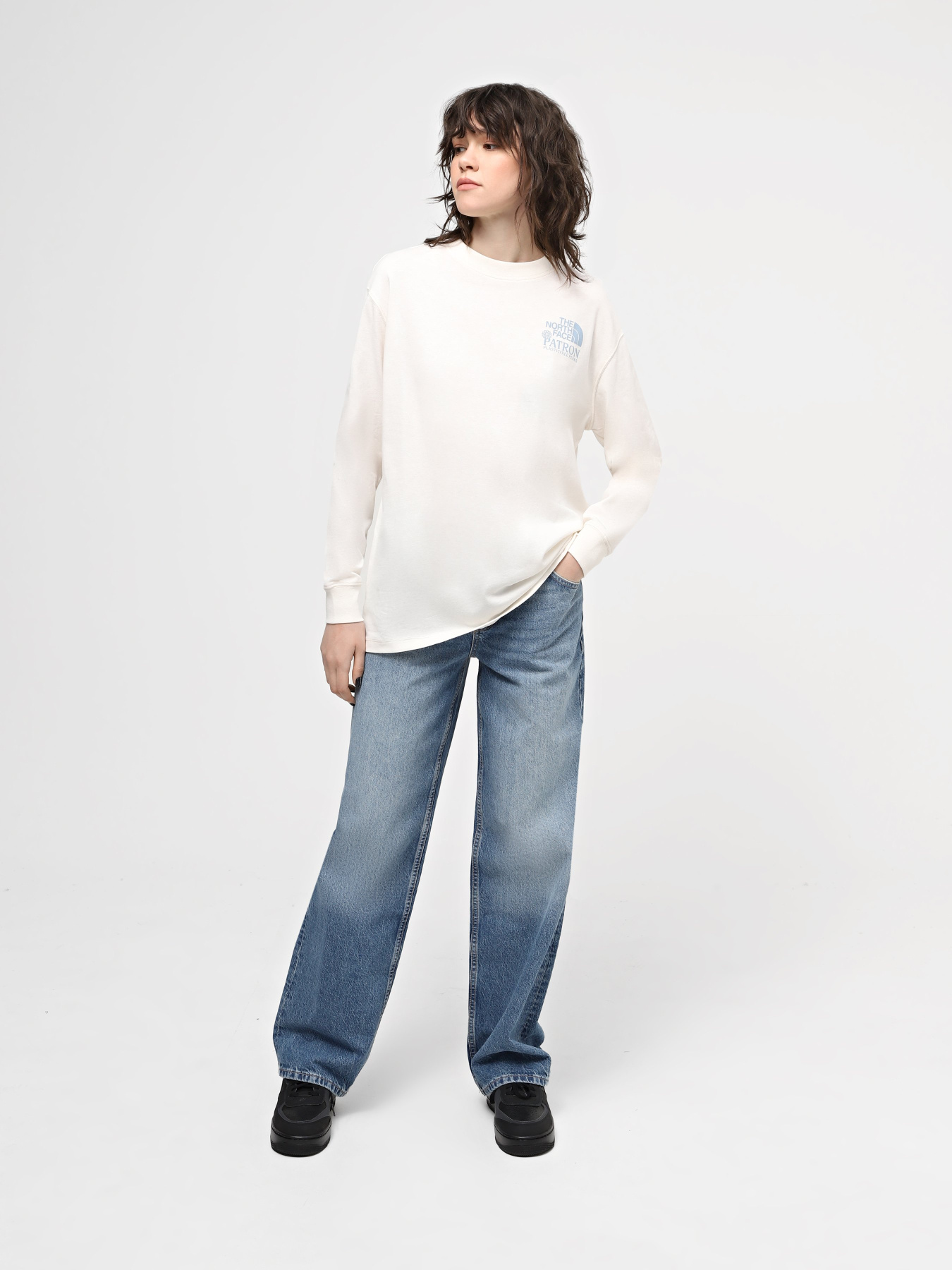 Лонгслив The North Face W Nature L/S Tee модель NF0A87DZQLI1 Фото