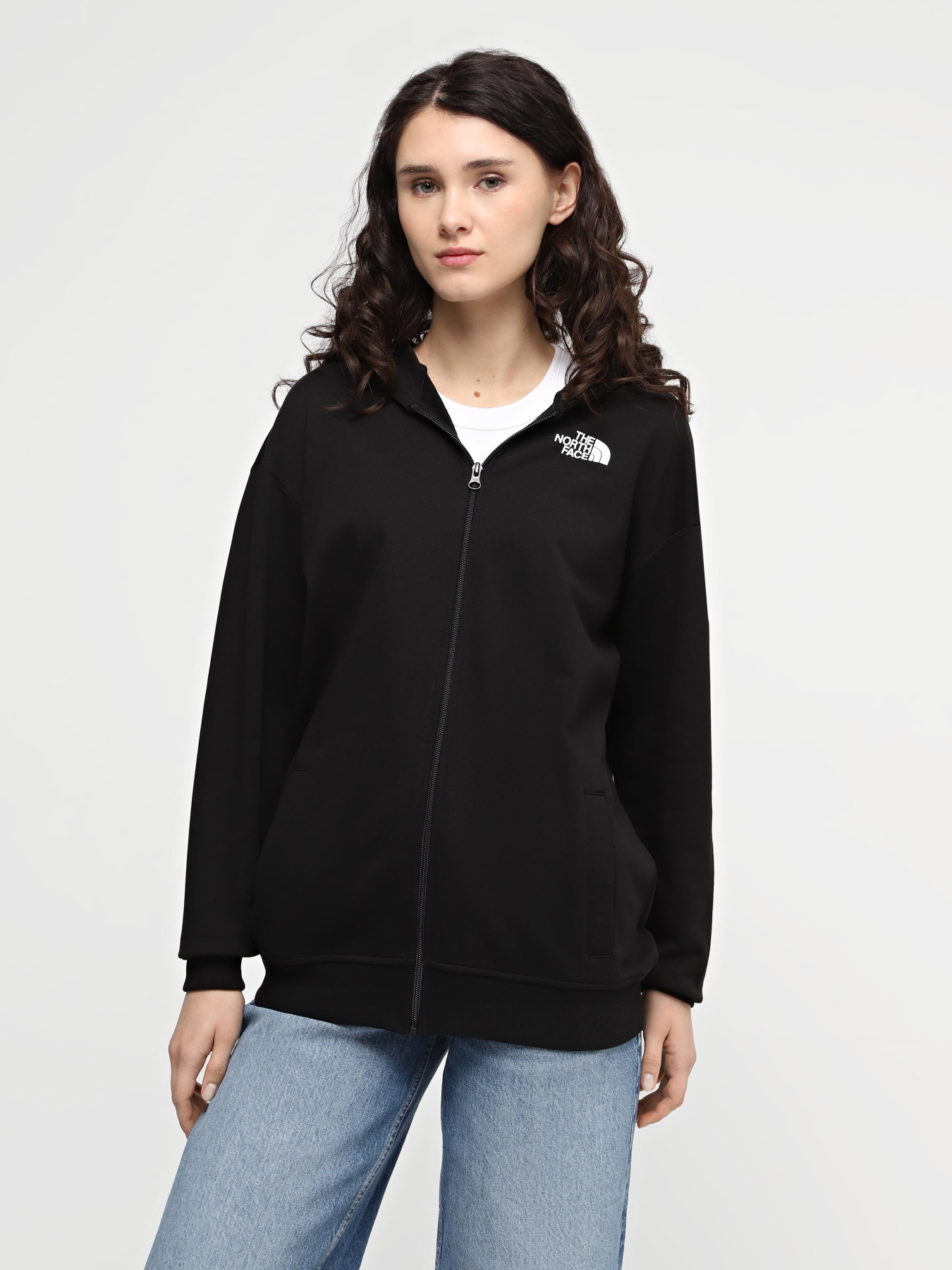 Худи The North Face W Simple Dome Fz Hoodie - Light Loop Back модель NF0A87E3JK31 Фото
