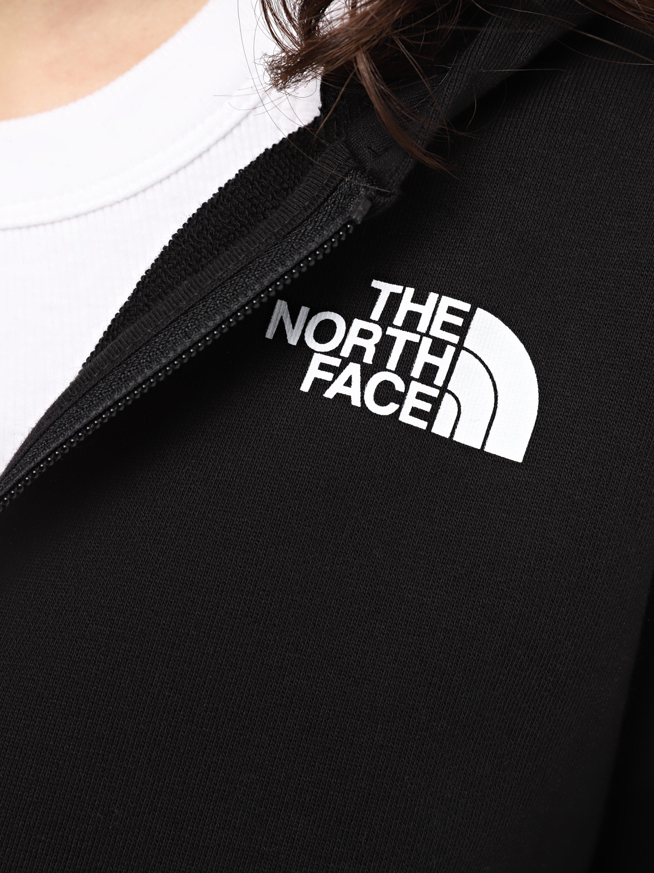 Худи The North Face W Simple Dome Fz Hoodie - Light Loop Back модель NF0A87E3JK31 Фото