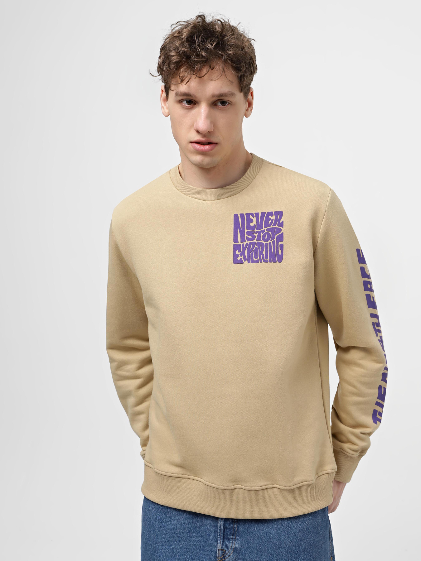 Світшот The North Face M Mountain Play Crew модель NF0A87EKLK51 Фото